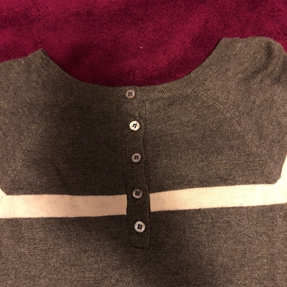 Mango - Grey and white dress - Picture 2 of 4